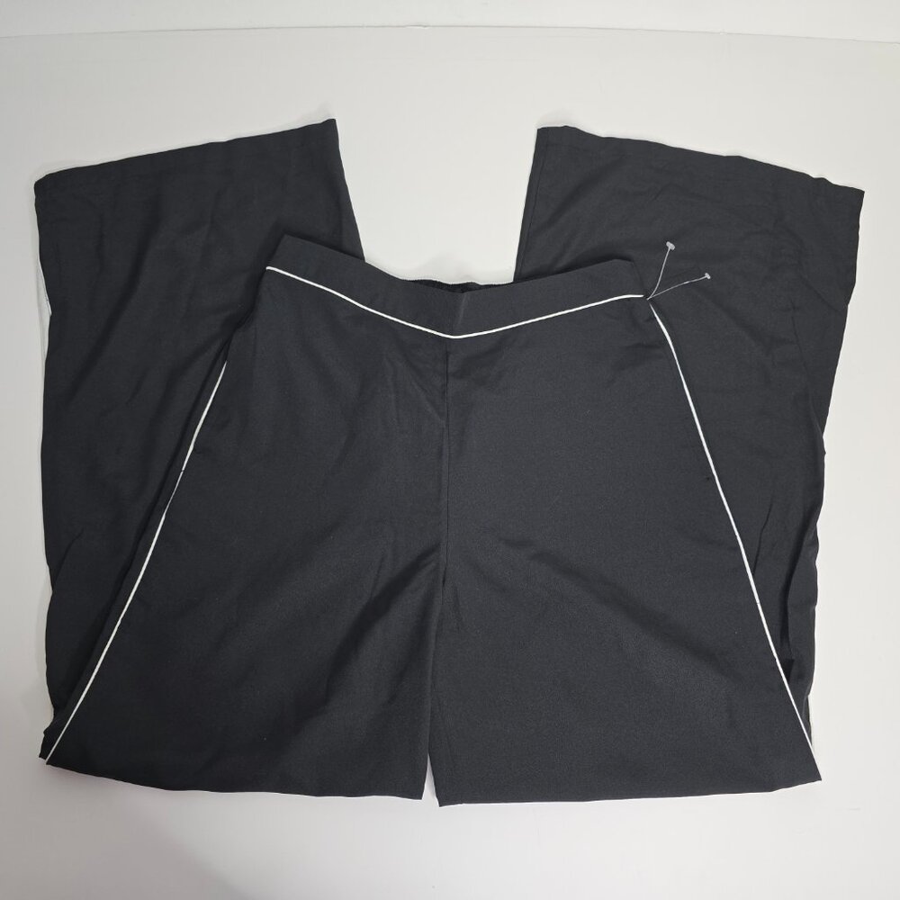 Jason Wu Pajama Pants Trousers Size S Small NWOT Black‎ Stripe Wide Leg